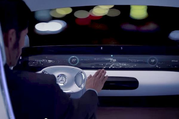 You can drive the F 015 yourself if you so choose
