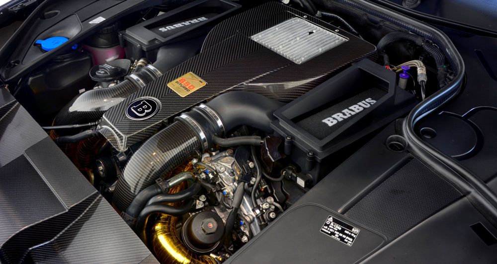 brabus850biturbocabrioengine