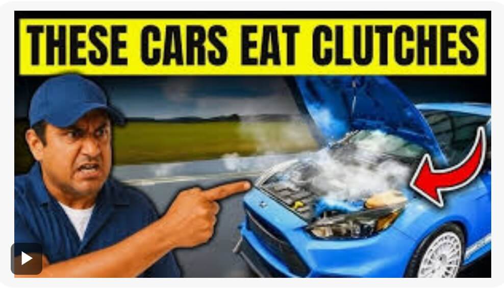 Man who's saying those cars eat clutches