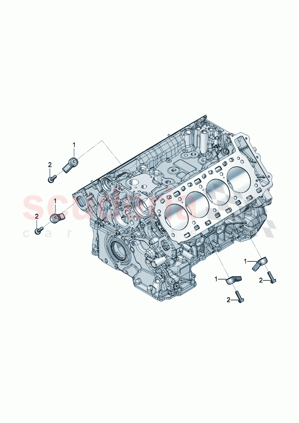 Knock sensor of Bentley Bentley New Continental Convertible (2019-2024)