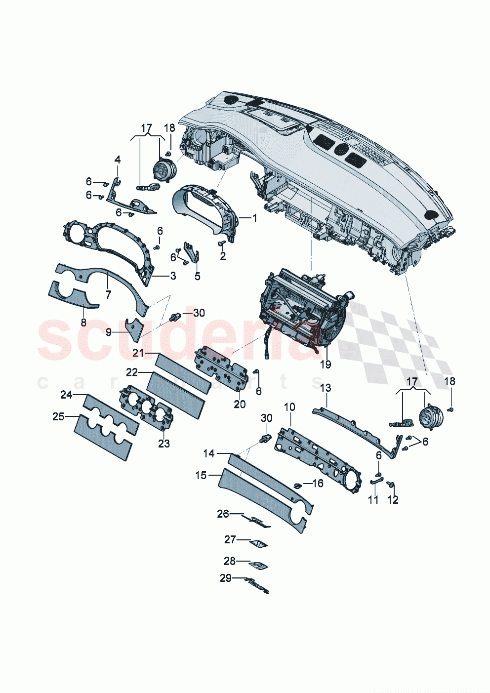 cover and trim for dashboard D - MJ 2023>> of Bentley Bentley New Continental Convertible (2019-2024)