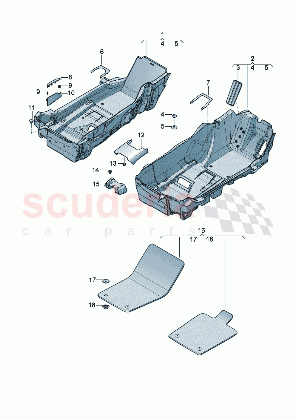 floor covering D - MJ 2024>> of Bentley Bentley New Continental Convertible (2019-2024)