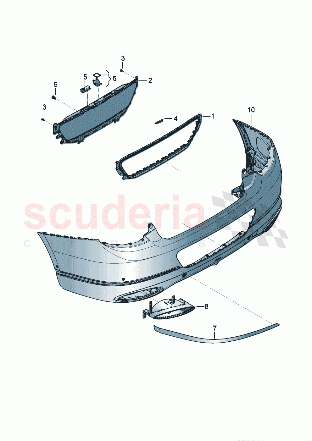Licence plate holder of Bentley Bentley New Continental Convertible (2019-2024)