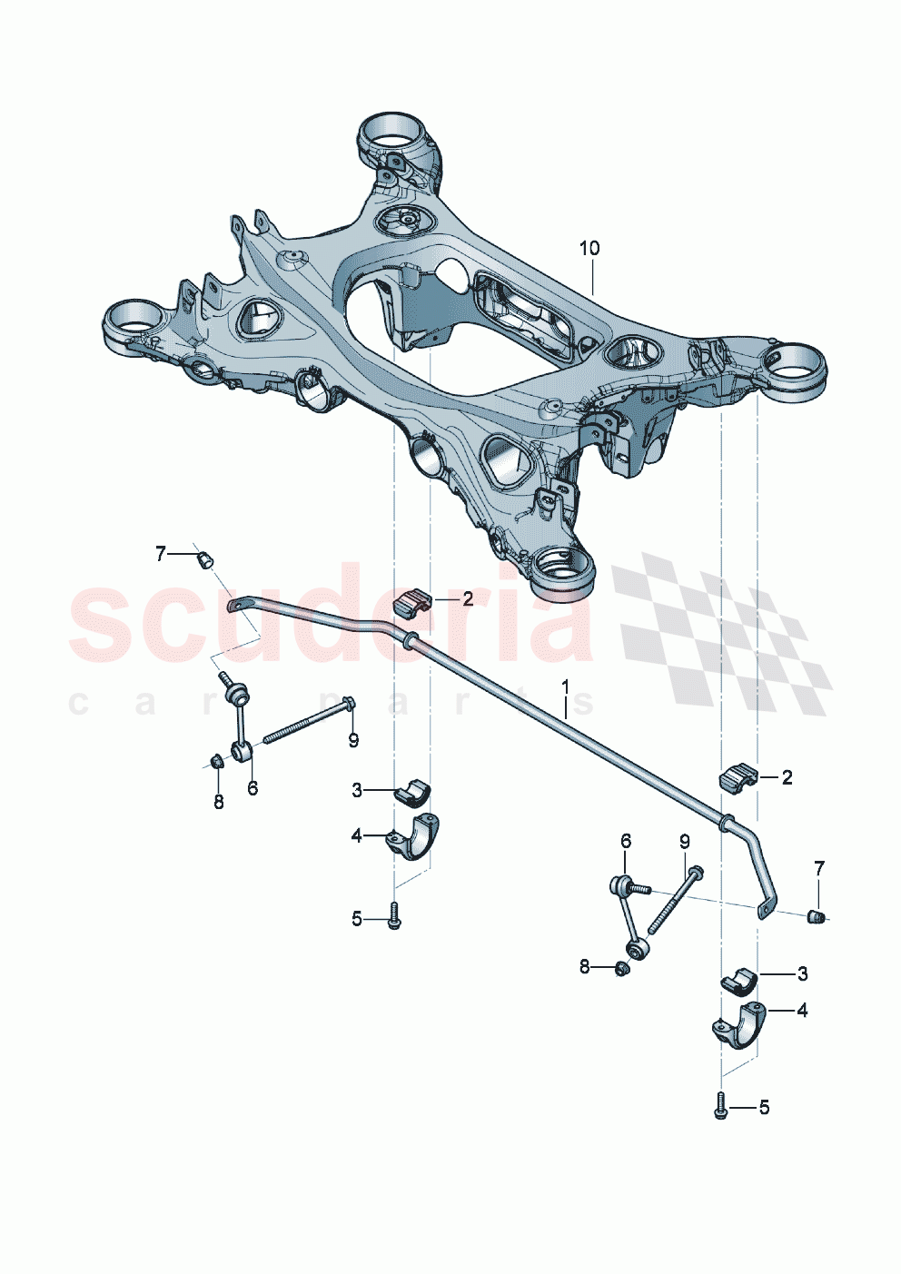 Anti-roll bar of Bentley Bentley New Continental GT (2019-2024)