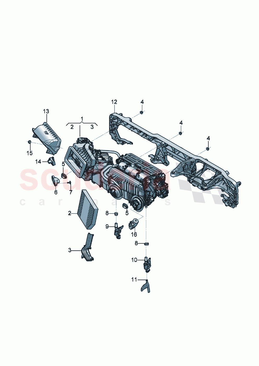 Air-conditioning system with electronic regulation of Bentley Bentley New Flying Spur (2020-2024)
