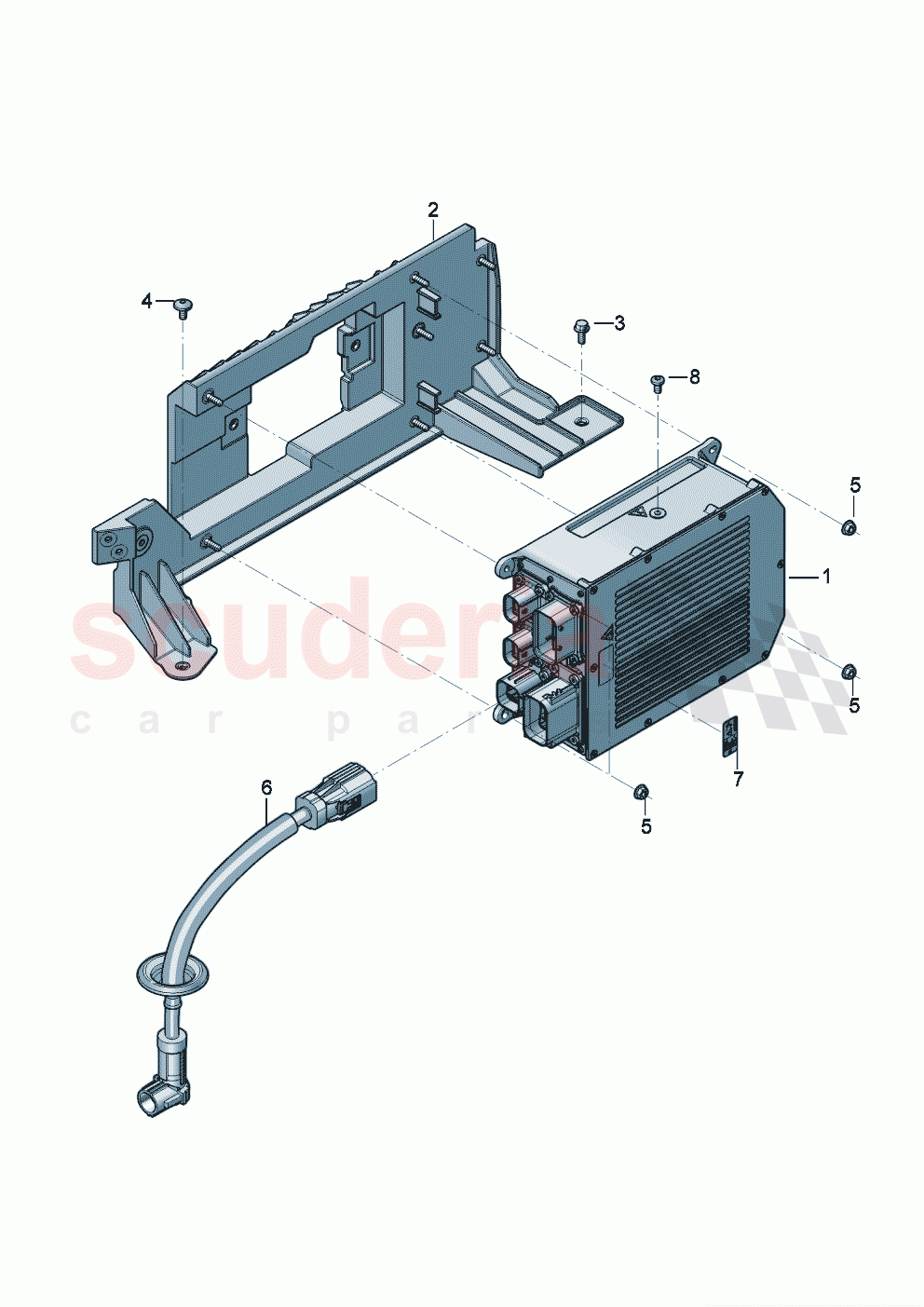 Charger for high-voltage battery of Bentley Bentley New Flying Spur (2020-2024)