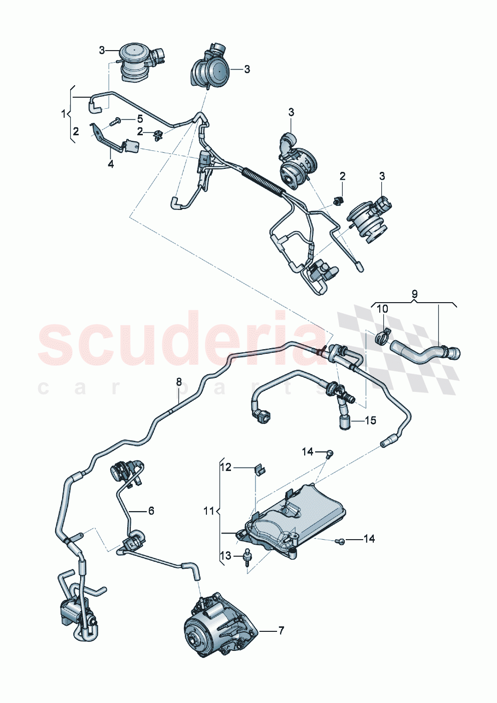 vacuum system Engine of Bentley Bentley New Flying Spur (2020-2024)