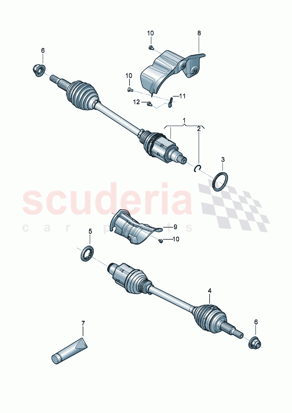 Drive shaft of Bentley Bentley New Flying Spur (2020-2024)