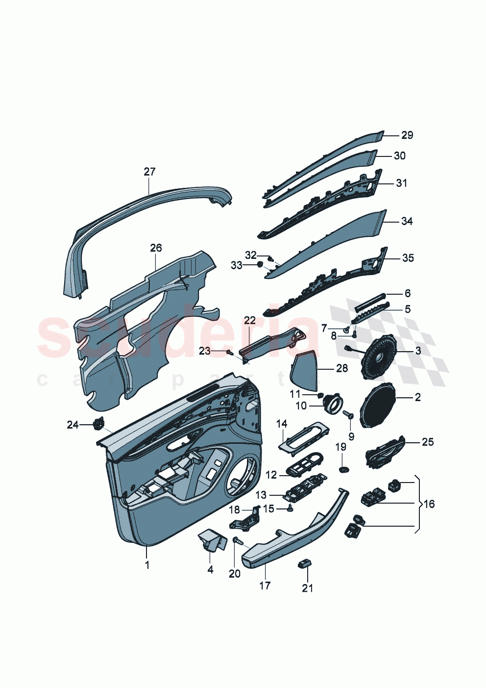 door panel of Bentley Bentley New Flying Spur (2020-2024)
