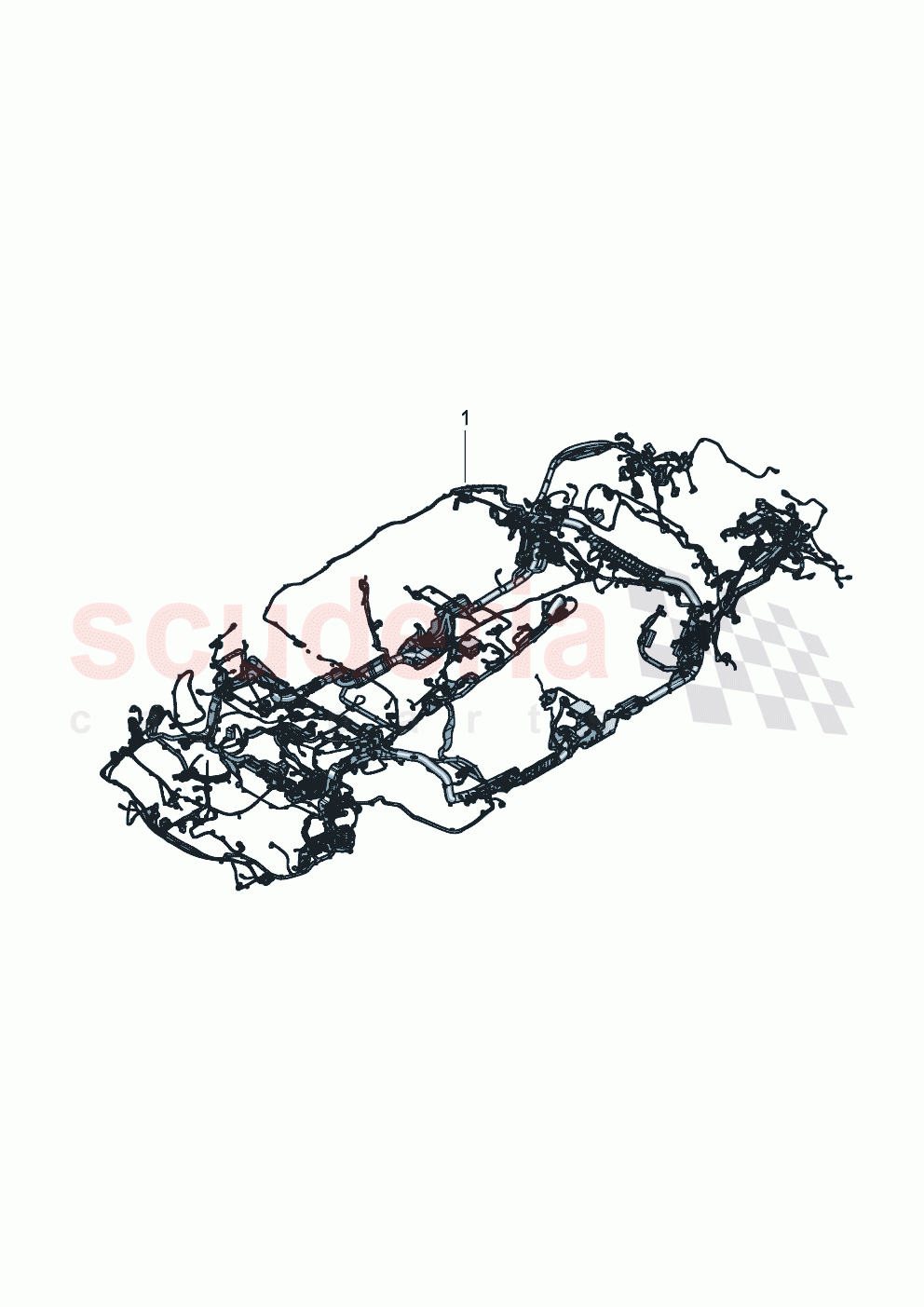 Wiring looms of Bentley Bentley New Flying Spur (2020-2024)