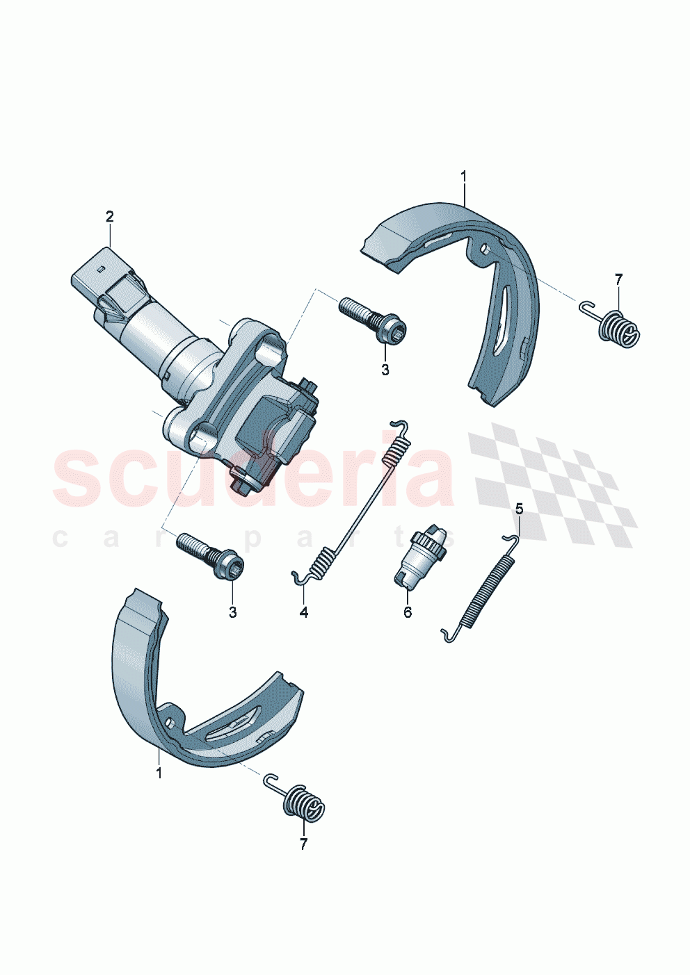Parking brake of Bentley Bentley New Continental Convertible (2025-2026)