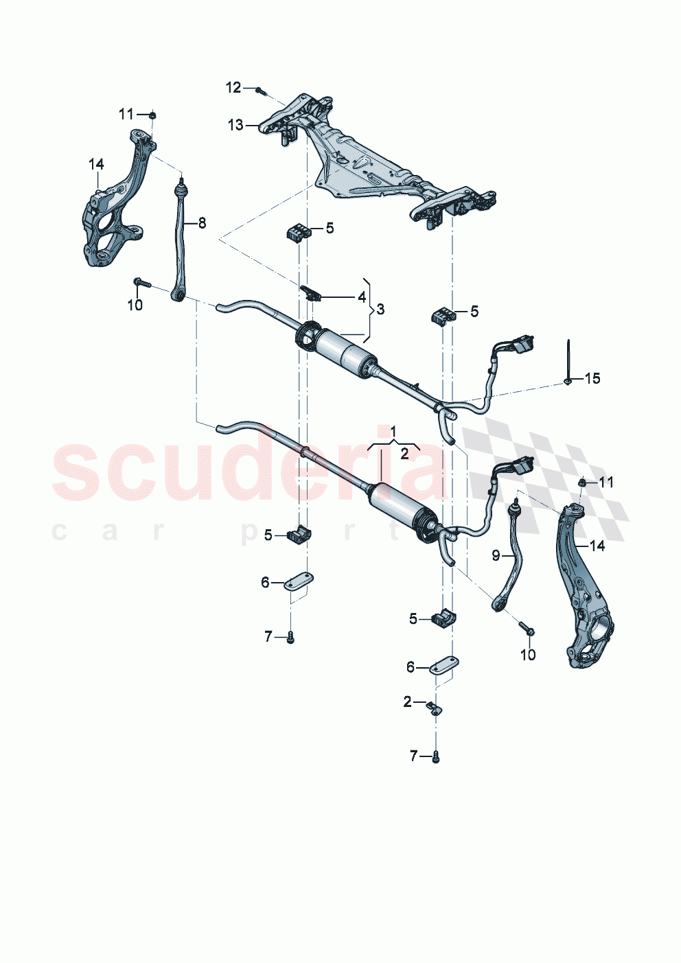 Anti-roll bar For vehicles with electronic roll stabilisation of Bentley Bentley New Continental Convertible (2025-2026)