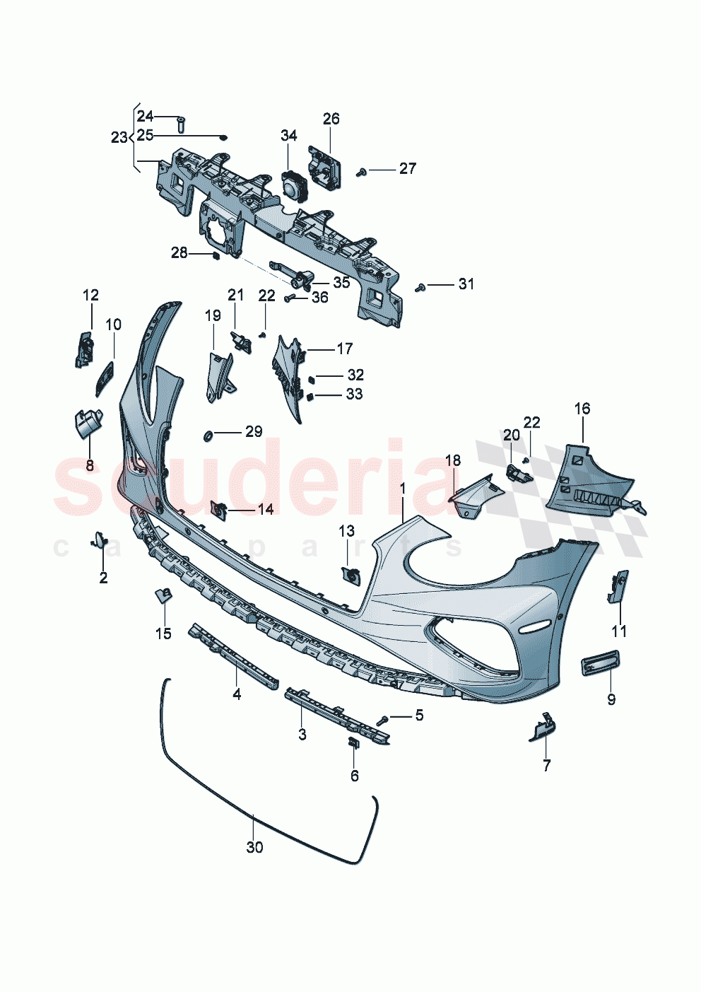 bumper of Bentley Bentley New Continental Convertible (2025-2026)