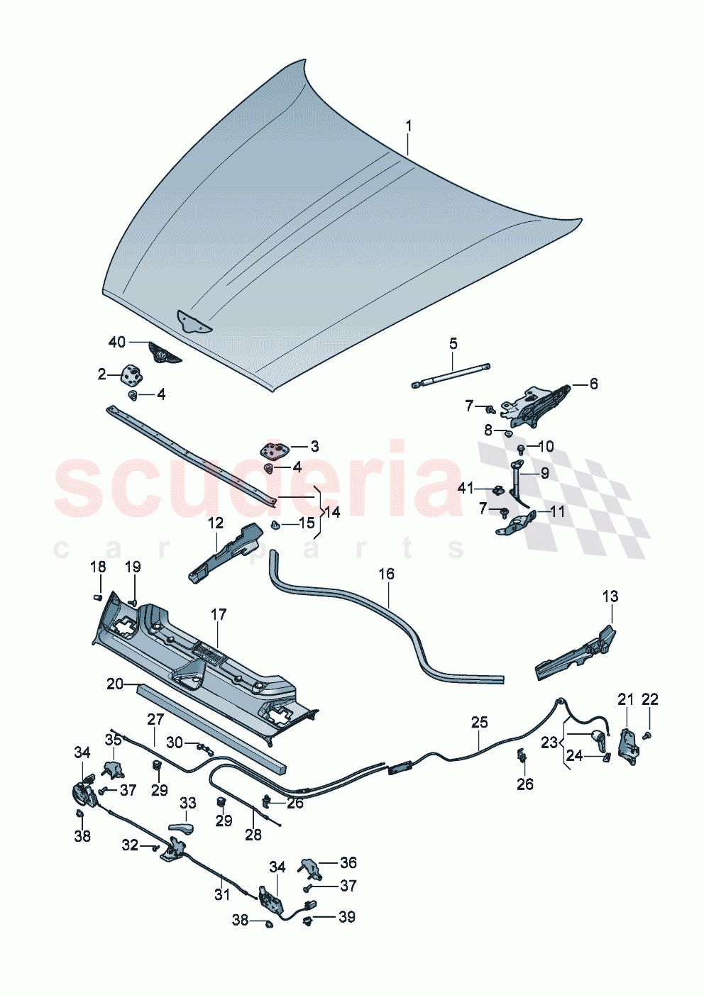 Bonnet of Bentley Bentley New Continental Convertible (2025-2026)
