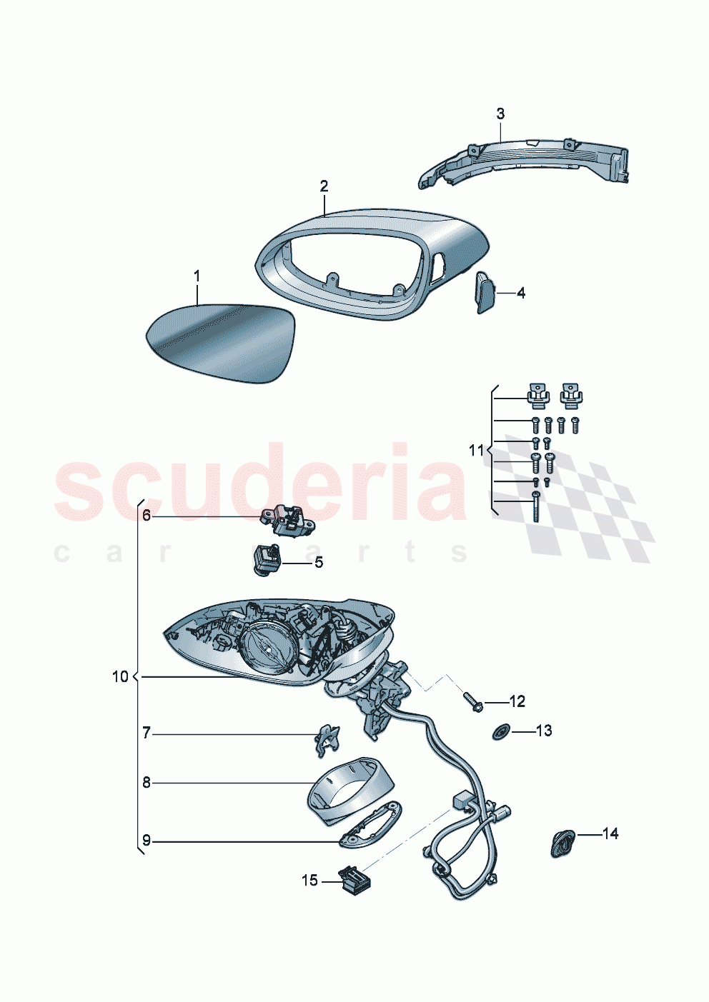 Exterior mirror of Bentley Bentley New Continental Convertible (2025-2026)
