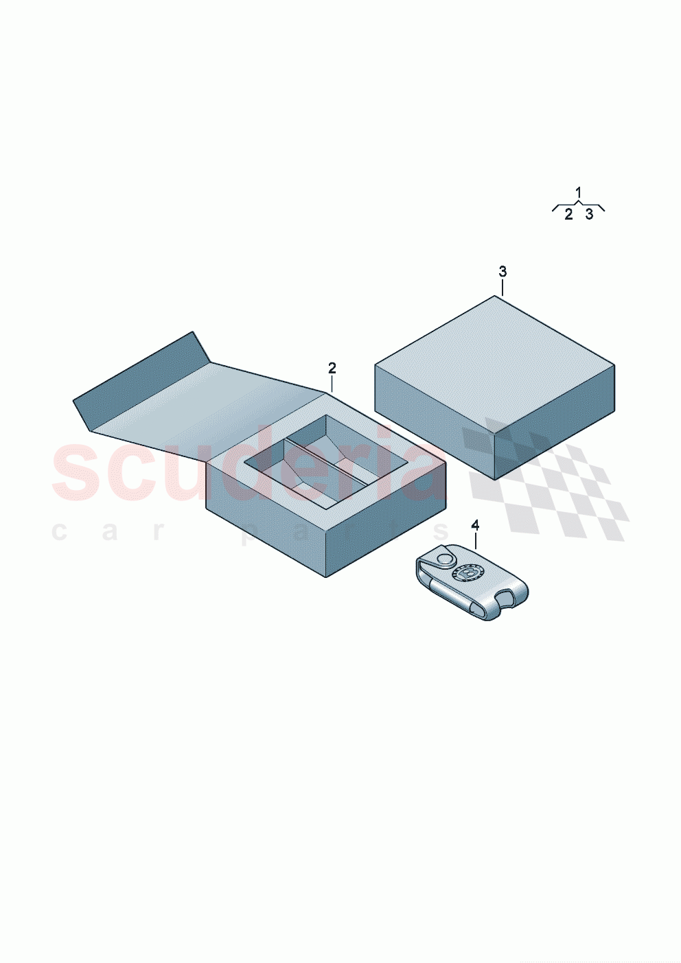 Genuine accessories Presentation key box of Bentley Bentley New Continental GT (2025-2026)