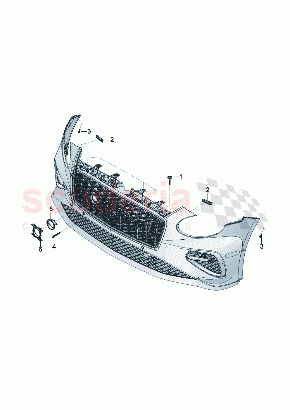 mounting for bumper of Bentley Bentley New Continental GT (2025-2026)