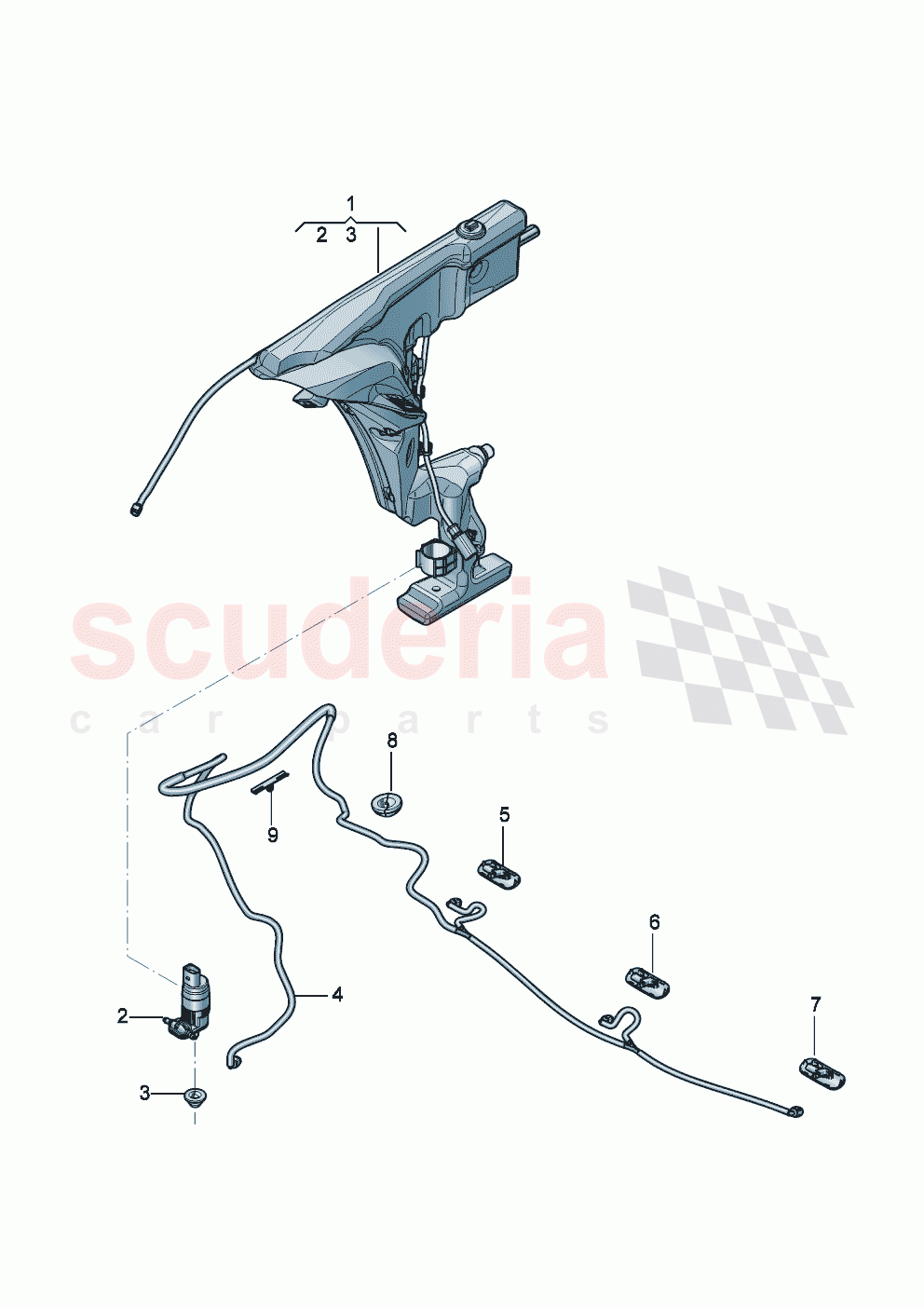 Windscreen washer system of Bentley Bentley New Continental GT (2025-2026)