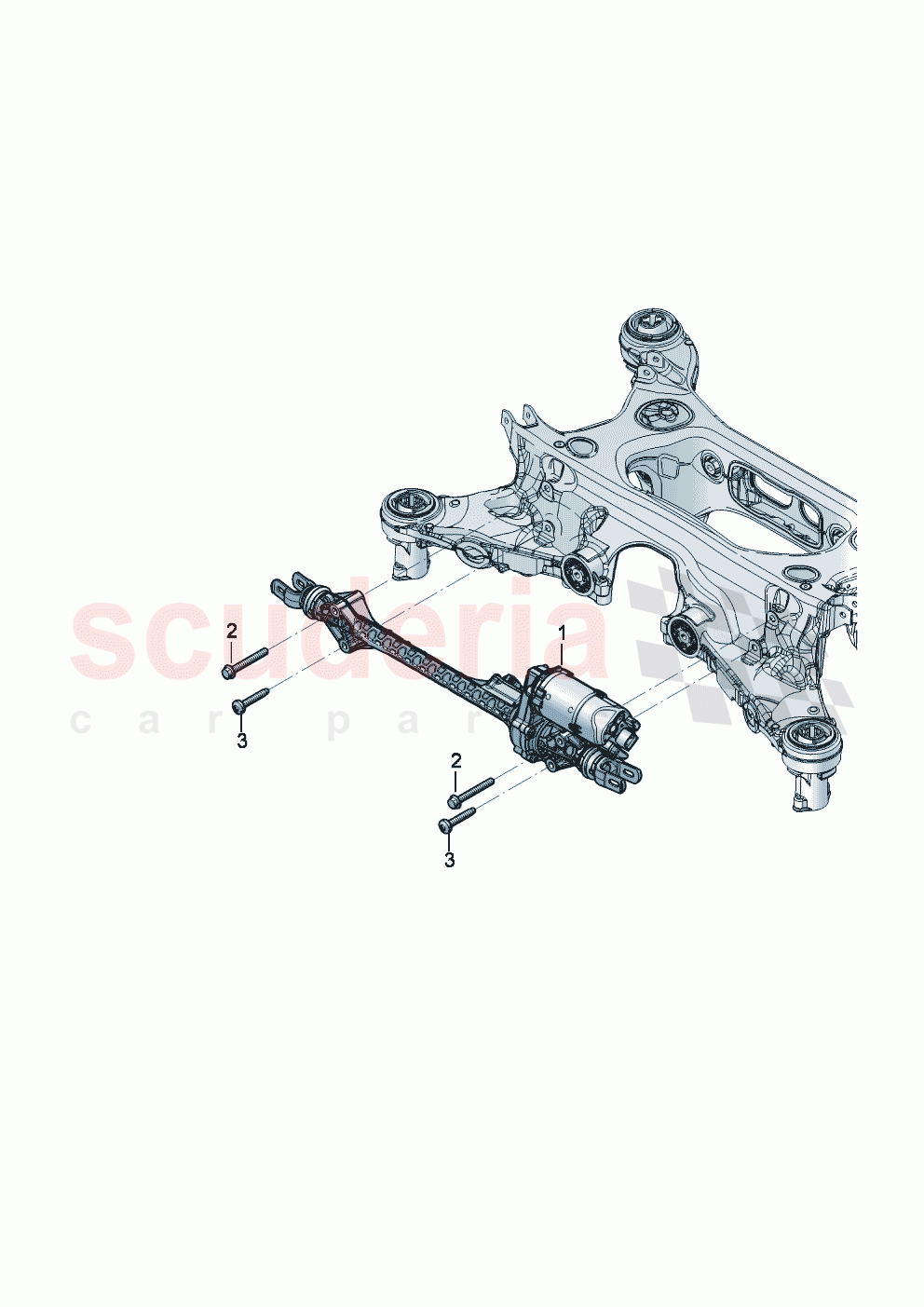 Steering gear For rear axle of Bentley Bentley New Continental GT (2025-2026)