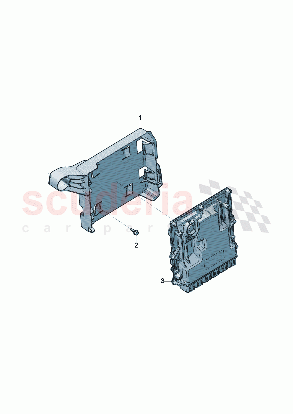 Control unit for petrol engine Retainer for control unit of Bentley Bentley New Flying Spur (2025-2026)