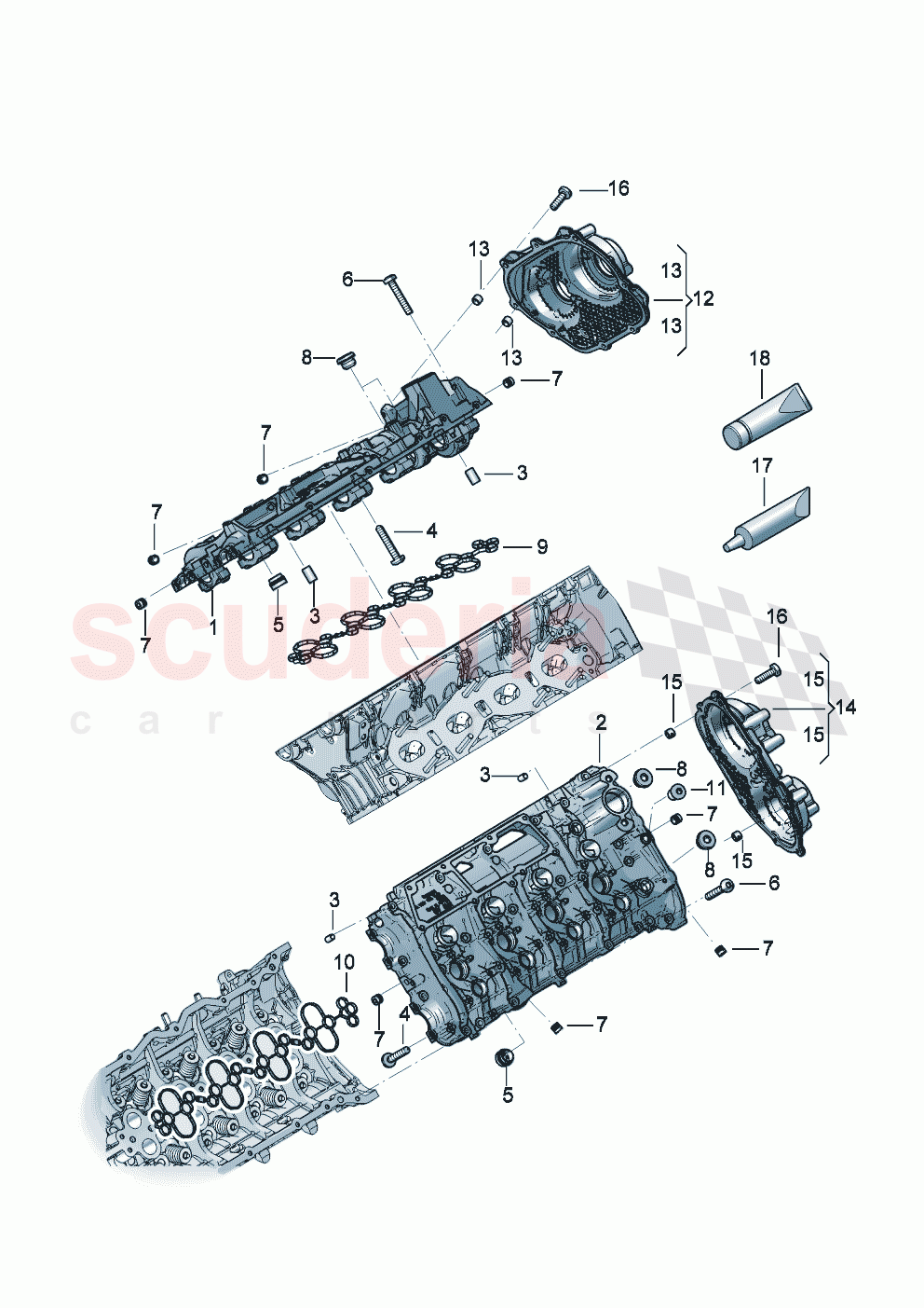 cylinder head cover of Bentley Bentley New Flying Spur (2025-2026)