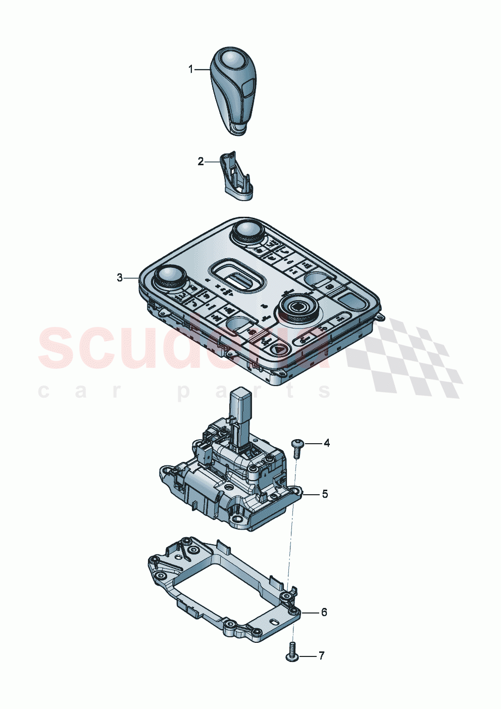 Selector mechanism of Bentley Bentley New Flying Spur (2025-2026)