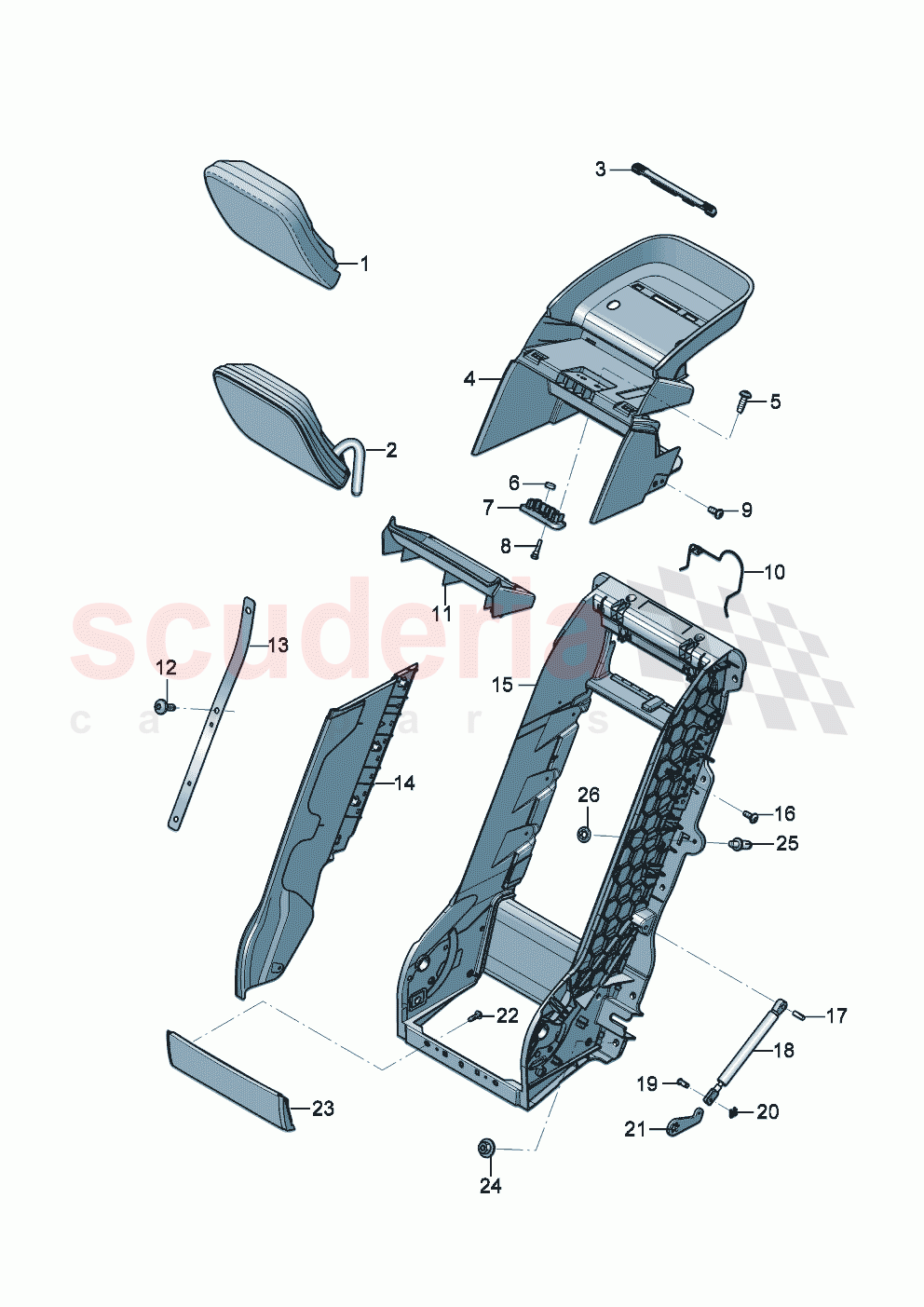 Rear seats of Bentley Bentley New Flying Spur (2025-2026)