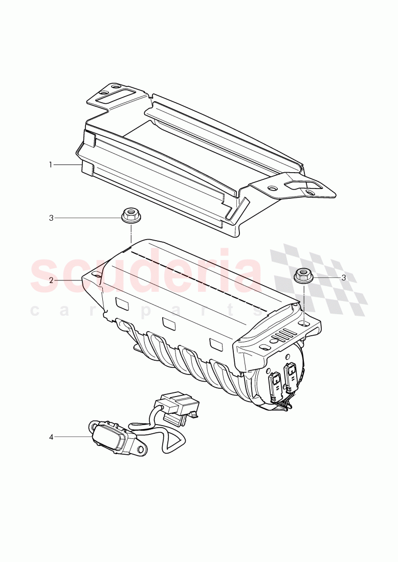 Passenger airbag unit of Bentley Bentley Continental Supersports Convertible (2017+)