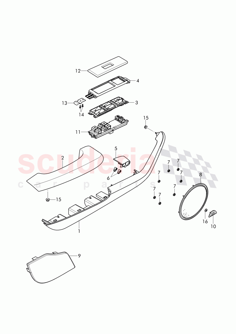 armrest of Bentley Bentley Continental Supersports (2017+)