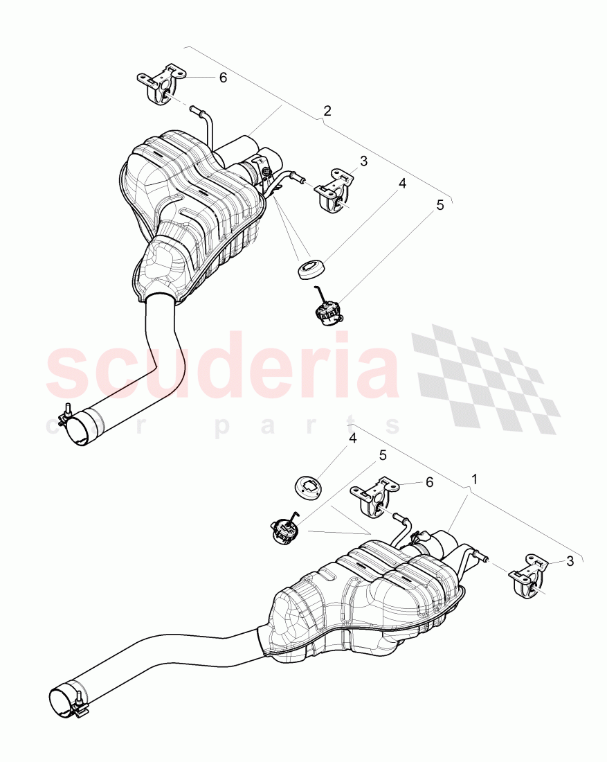 Original Accessories, Sport silencer of Bentley Bentley Continental GT (2003-2010)