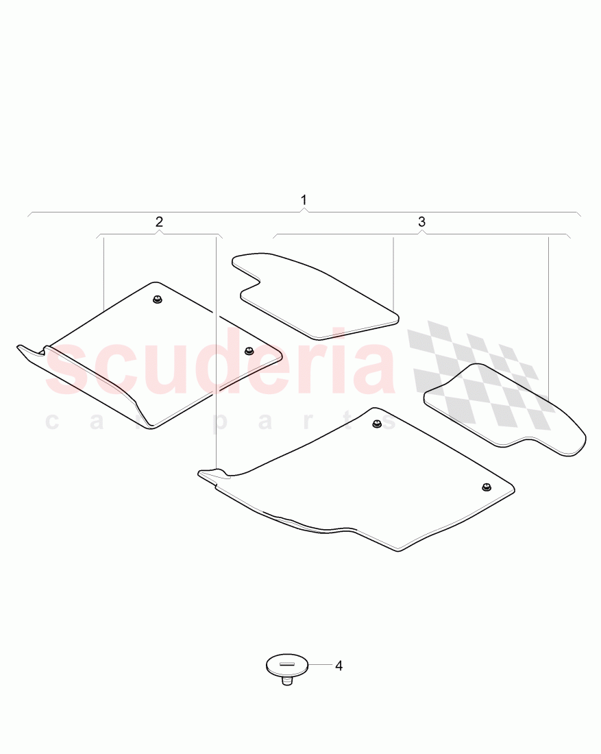 Original Accessories, floor covering of Bentley Bentley Continental Flying Spur (2006-2012)