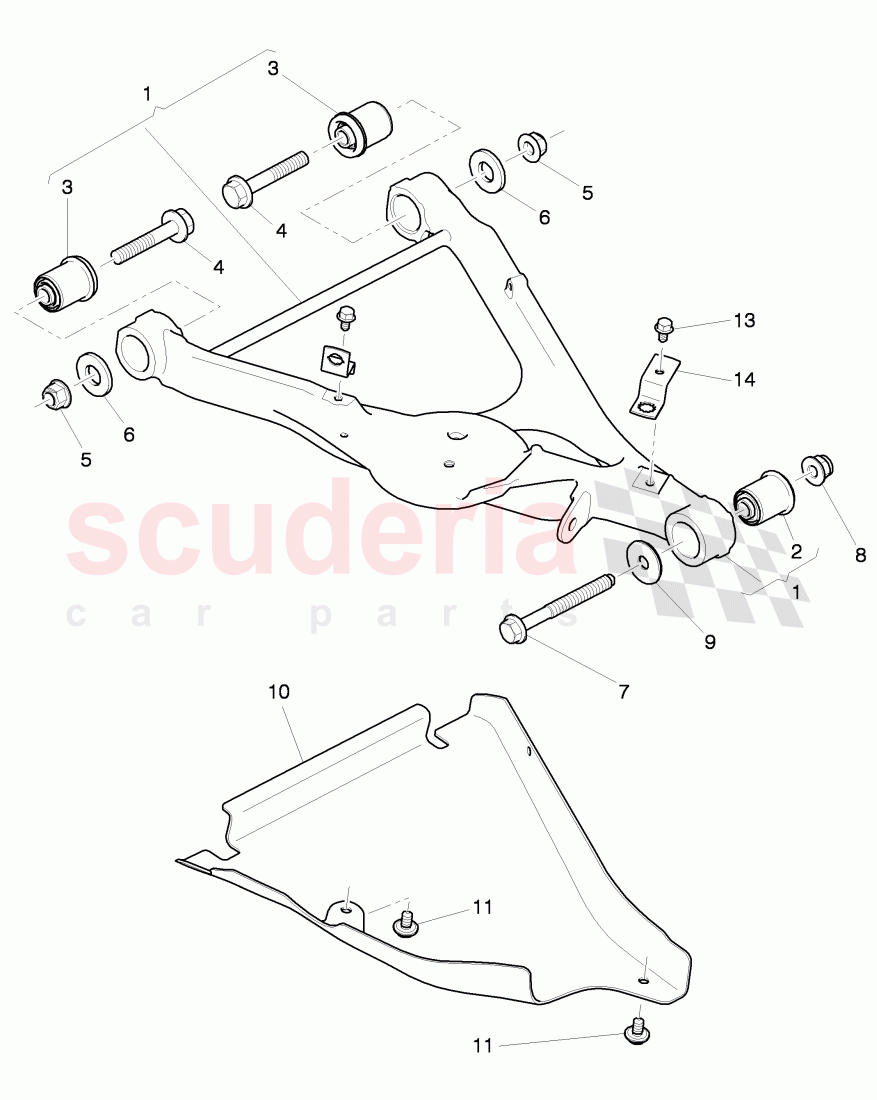 track control arm, D >> - MJ 2016 of Bentley Bentley Mulsanne (2010+)