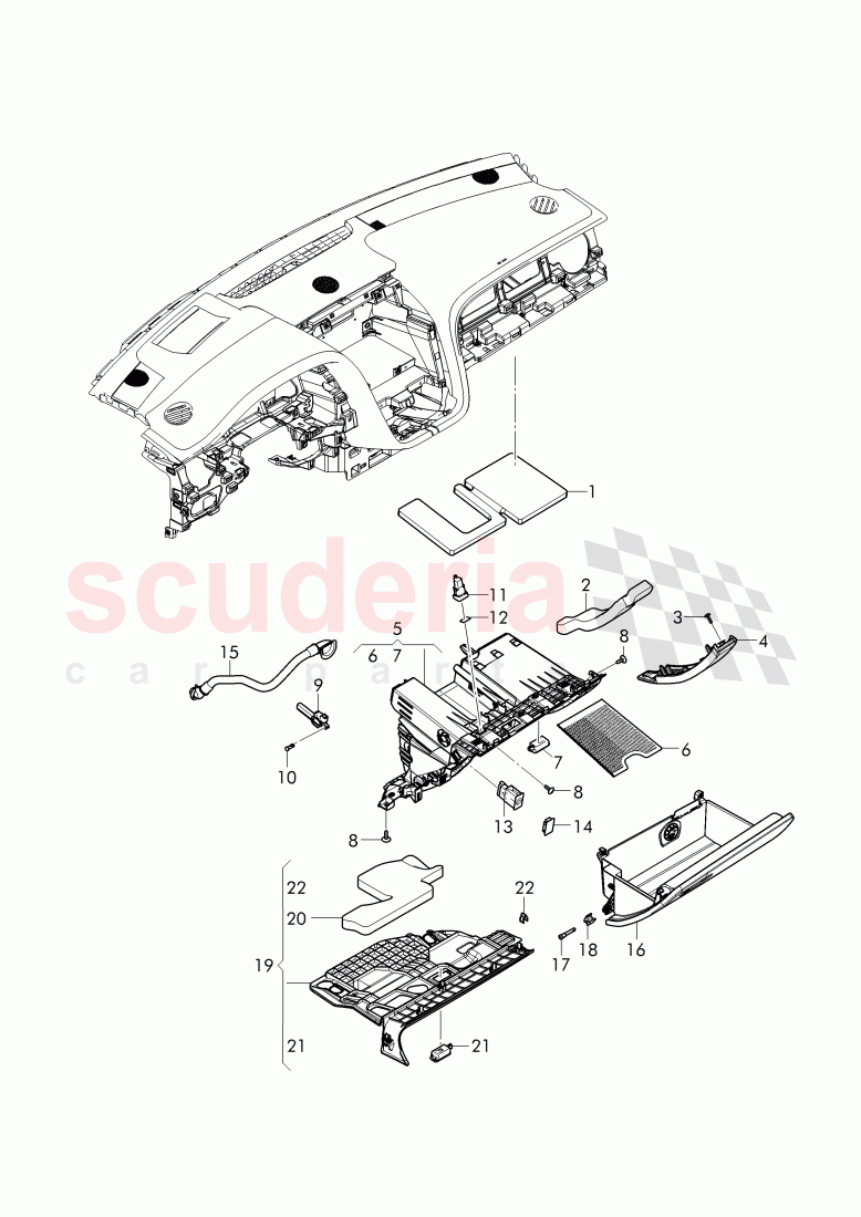 cover and trim, for dashboard of Bentley Bentley Bentayga (2015-2020)