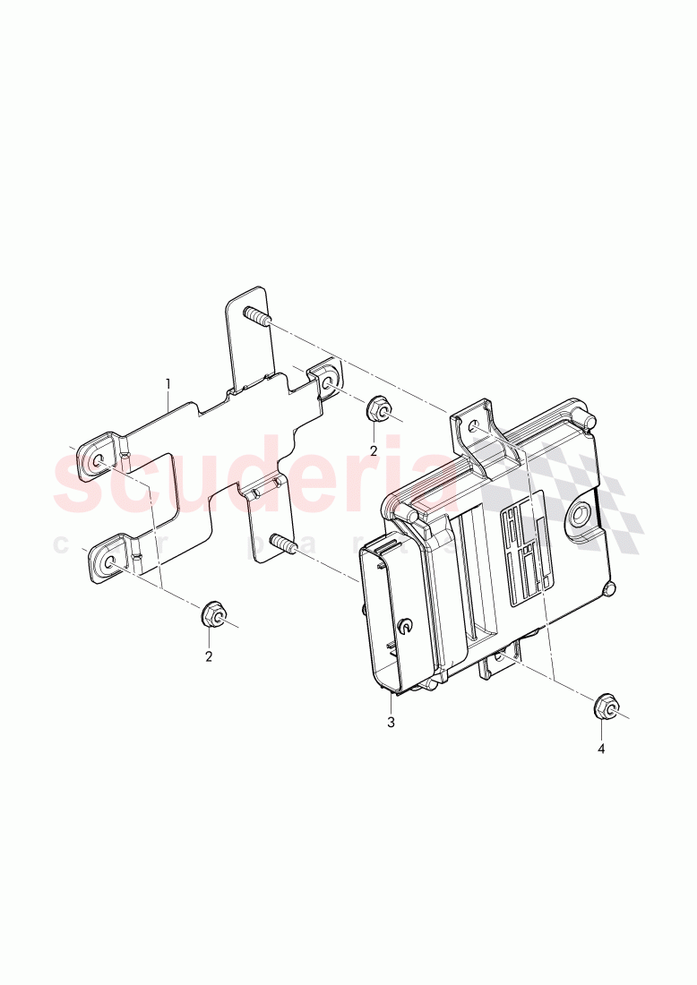 Control unit for reduction, agent metering system of Bentley Bentley Bentayga (2015-2020)