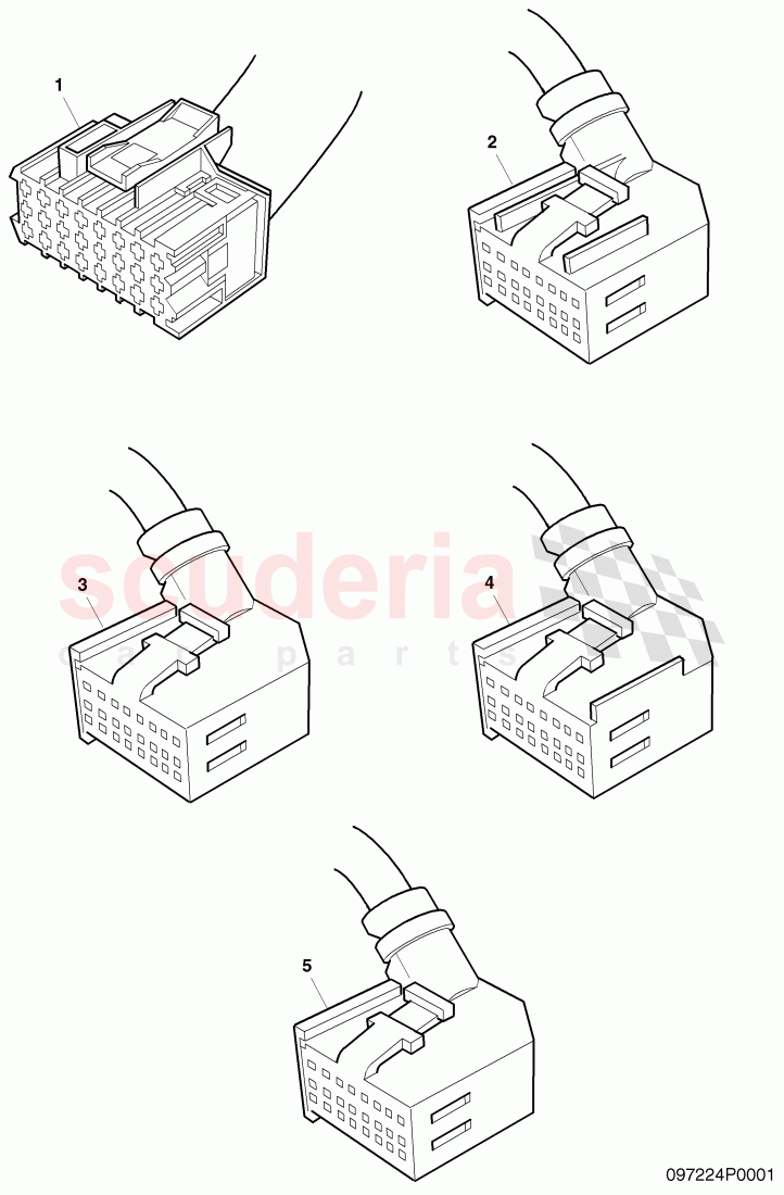 connector housing of Bentley Bentley Continental GTC (2006-2010)
