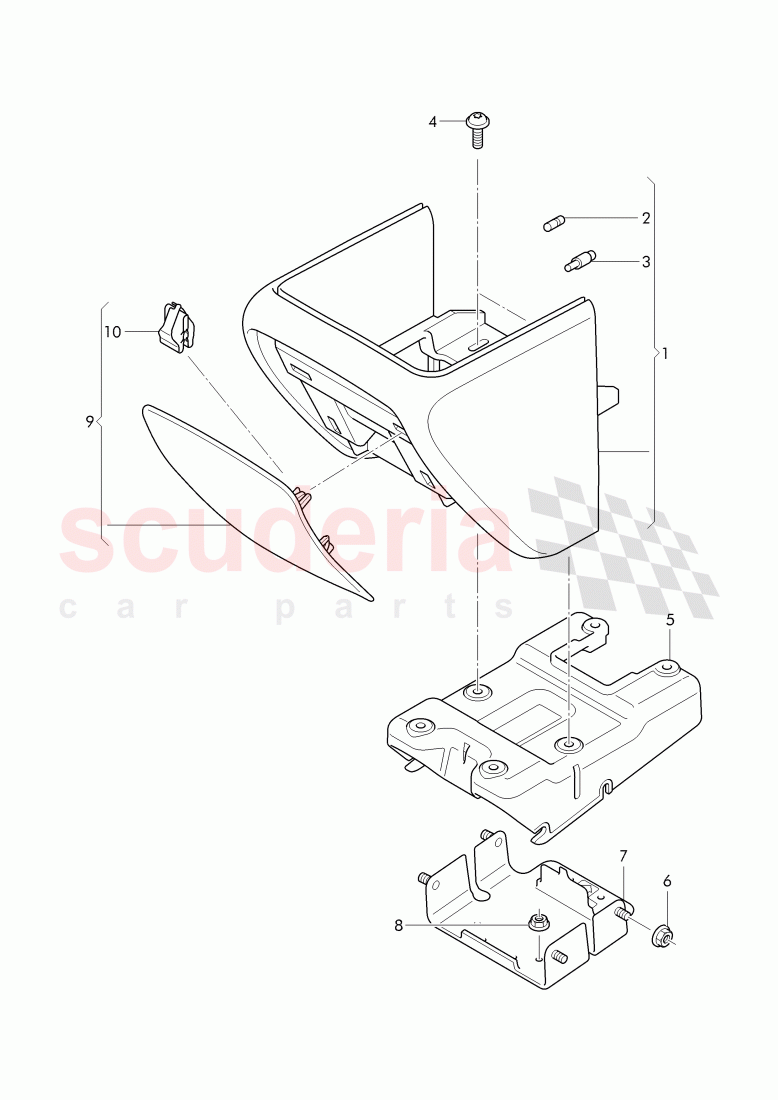 center console of Bentley Bentley Continental GT (2011-2018)
