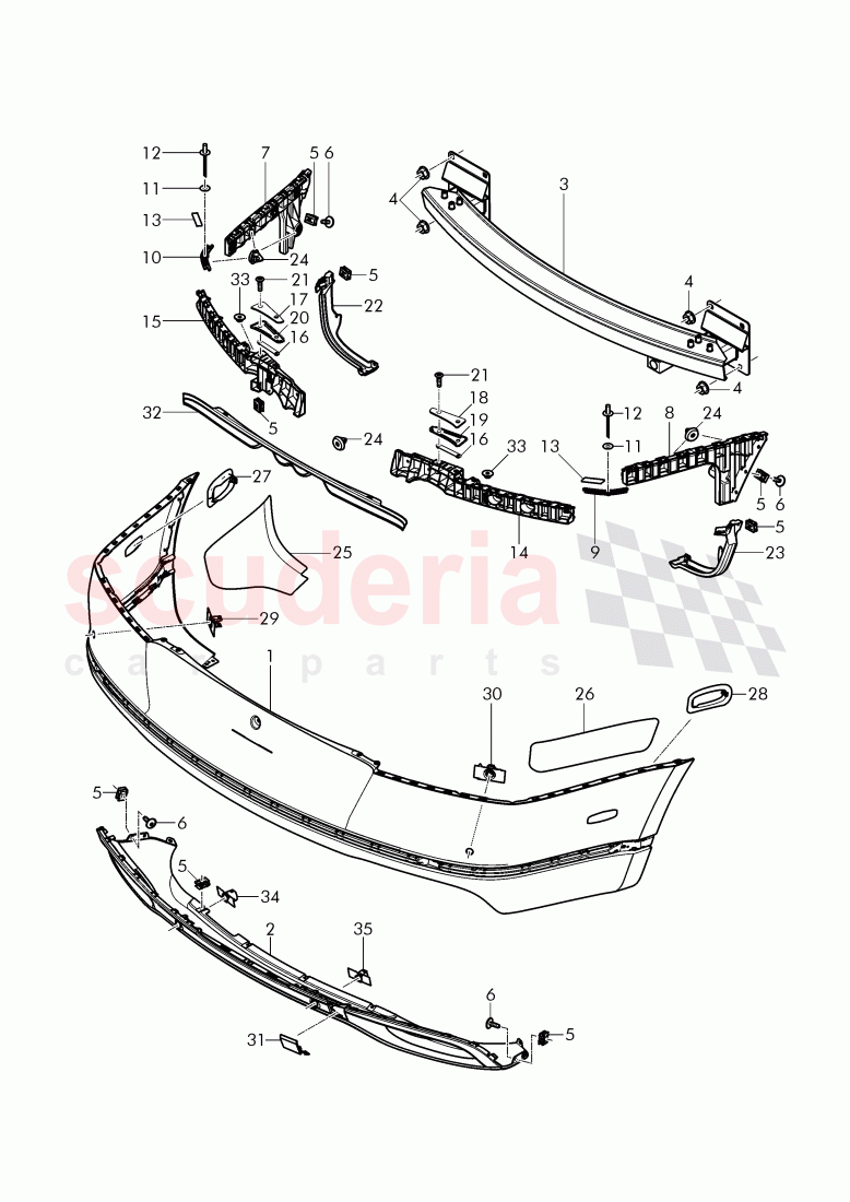 bumper, D - MJ 2017>> of Bentley Bentley Continental GTC (2011+)