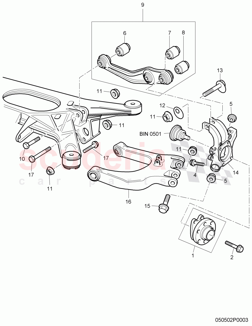 wheel hub of Bentley Bentley Continental Supersports (2009-2011)