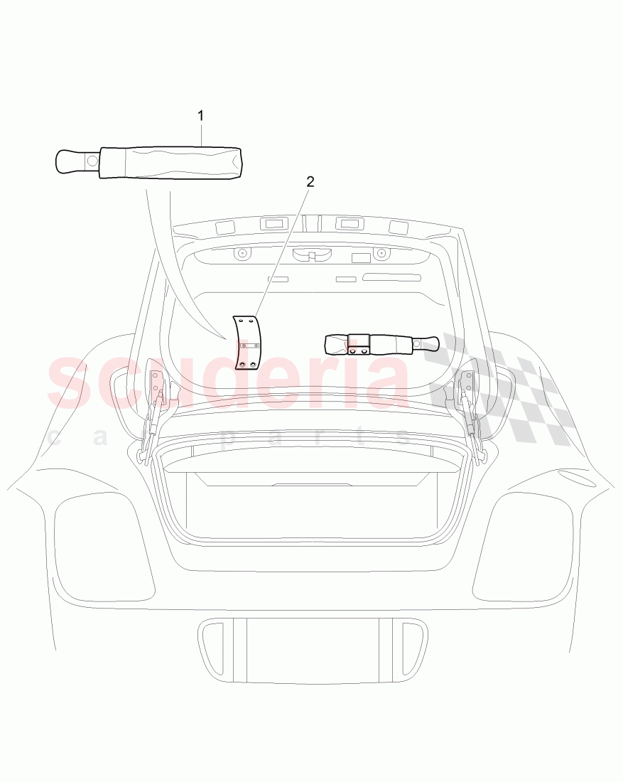 Original Accessories, umbrella of Bentley Bentley Continental GT (2003-2010)