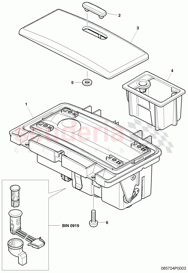 ashtray with housing, storage bin, D >> - MJ 2011 of Bentley Bentley Continental Supersports (2009-2011)