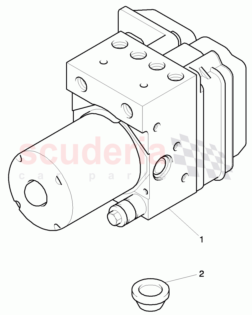 ABS-unit of Bentley Bentley Continental GT (2011-2018)