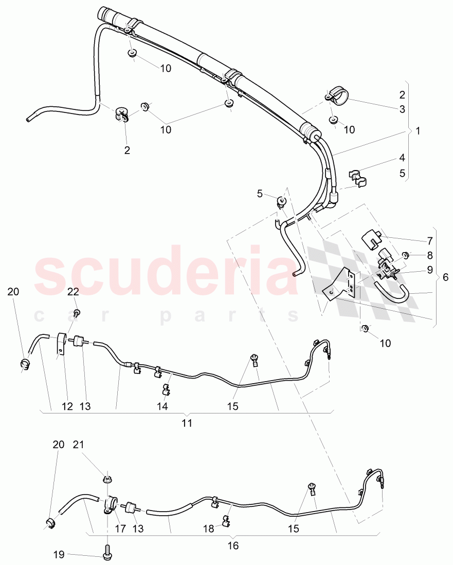 vacuum system, Exhaust muffler with exhaust flap, F >> 3W-D-082 508, F >> ZA-D-082 508 of Bentley Bentley Continental GTC (2011+)