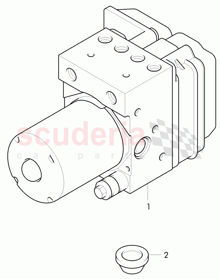 ABS-unit of Bentley Bentley Continental Flying Spur (2013+)