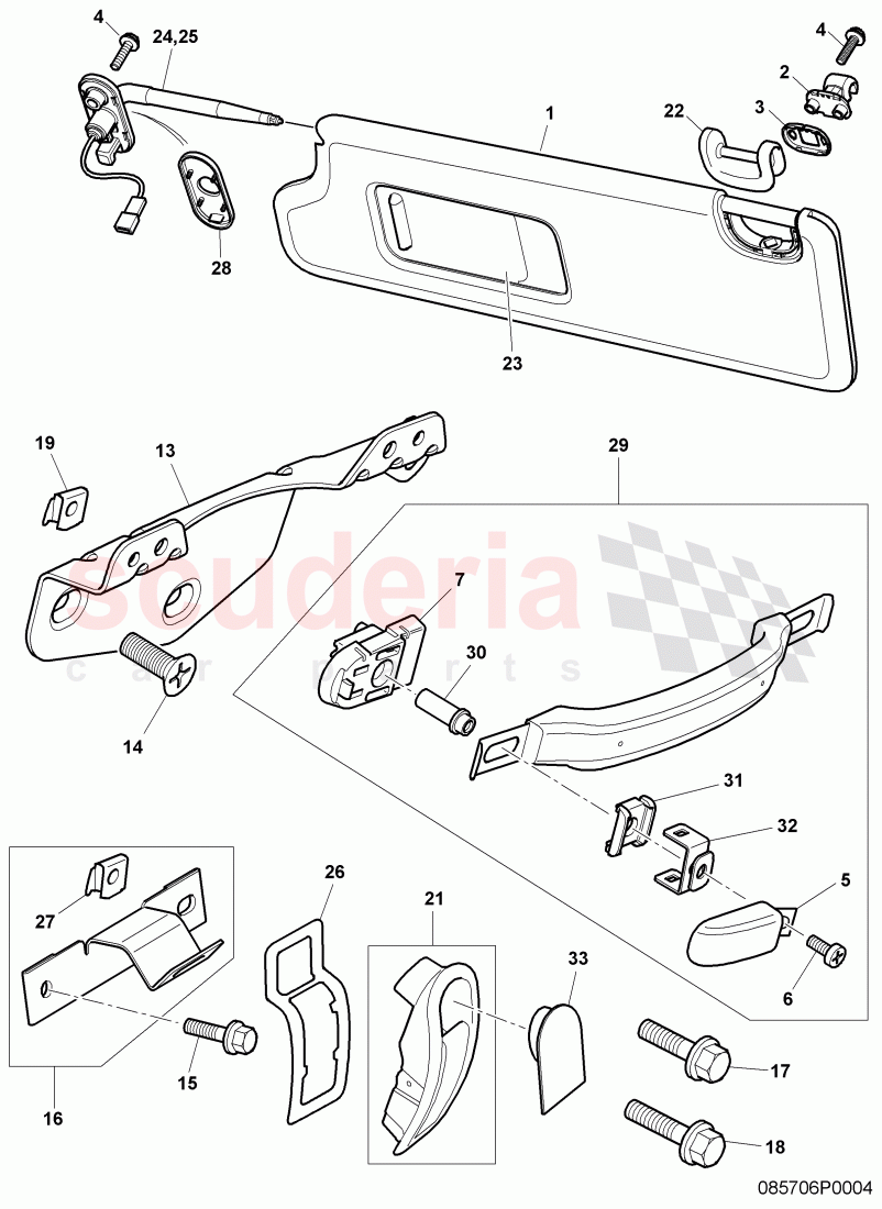 Grab Handle and Sun Visor, D >> - MJ 2011 of Bentley Bentley Continental Supersports (2009-2011)
