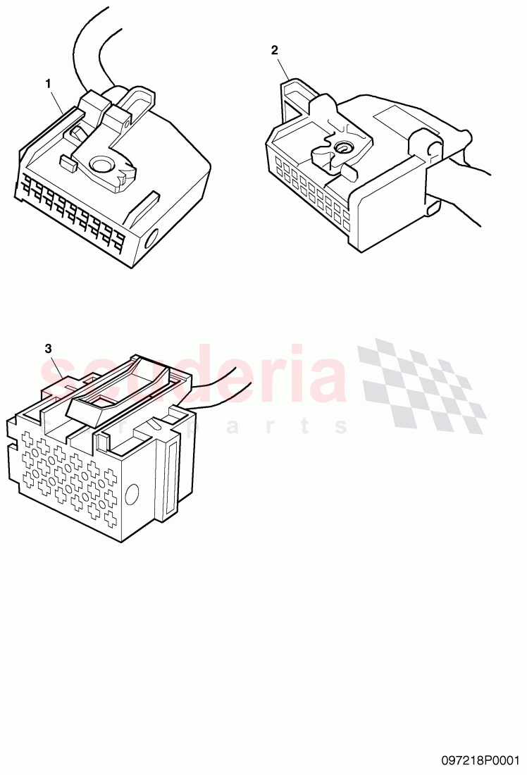 connector housing of Bentley Bentley Continental GTC (2006-2010)