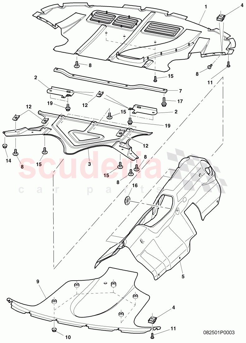 underbody lining of Bentley Bentley Continental Supersports (2009-2011)