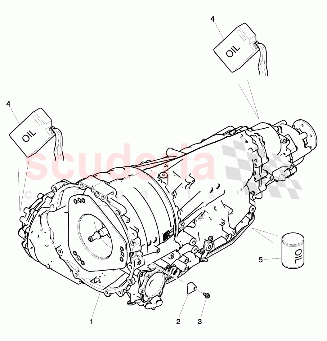 6 speed automatic transmission of Bentley Bentley Continental GT (2011-2018)