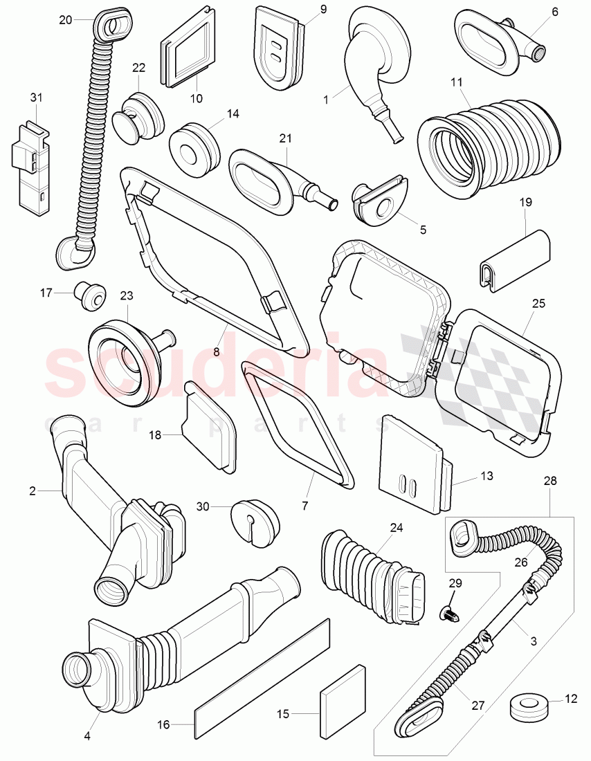 Grommets of Bentley Bentley Continental GTC (2006-2010)