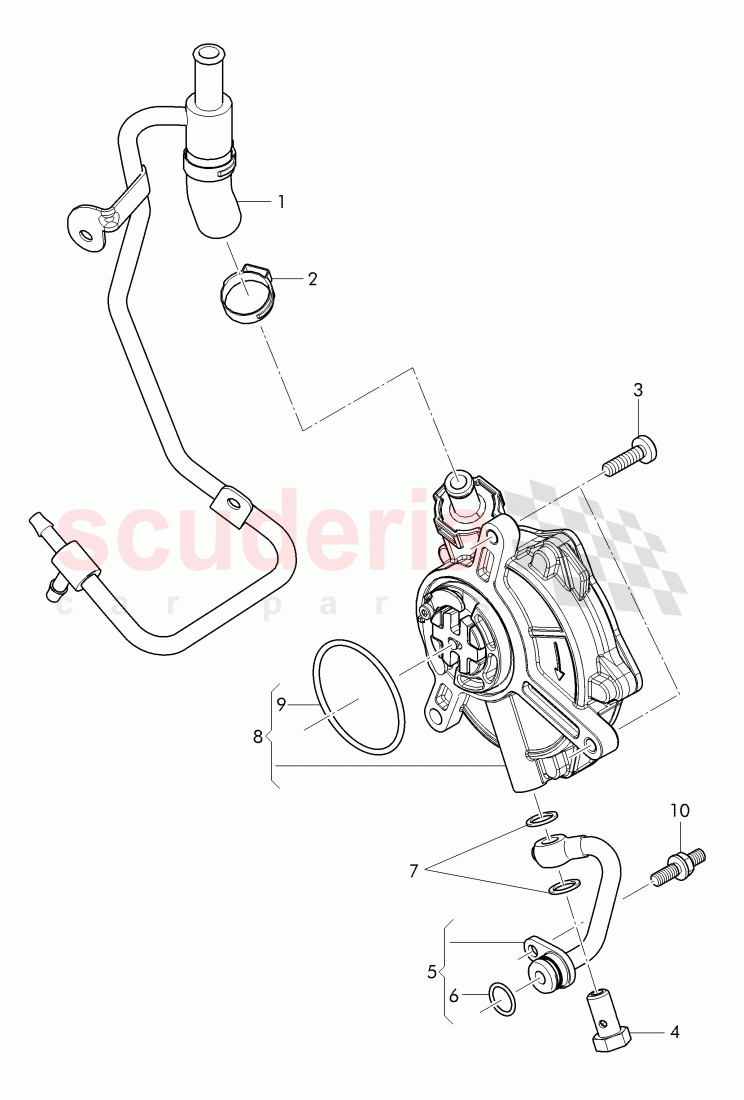 vacuum pump of Bentley Bentley Continental Flying Spur (2013+)
