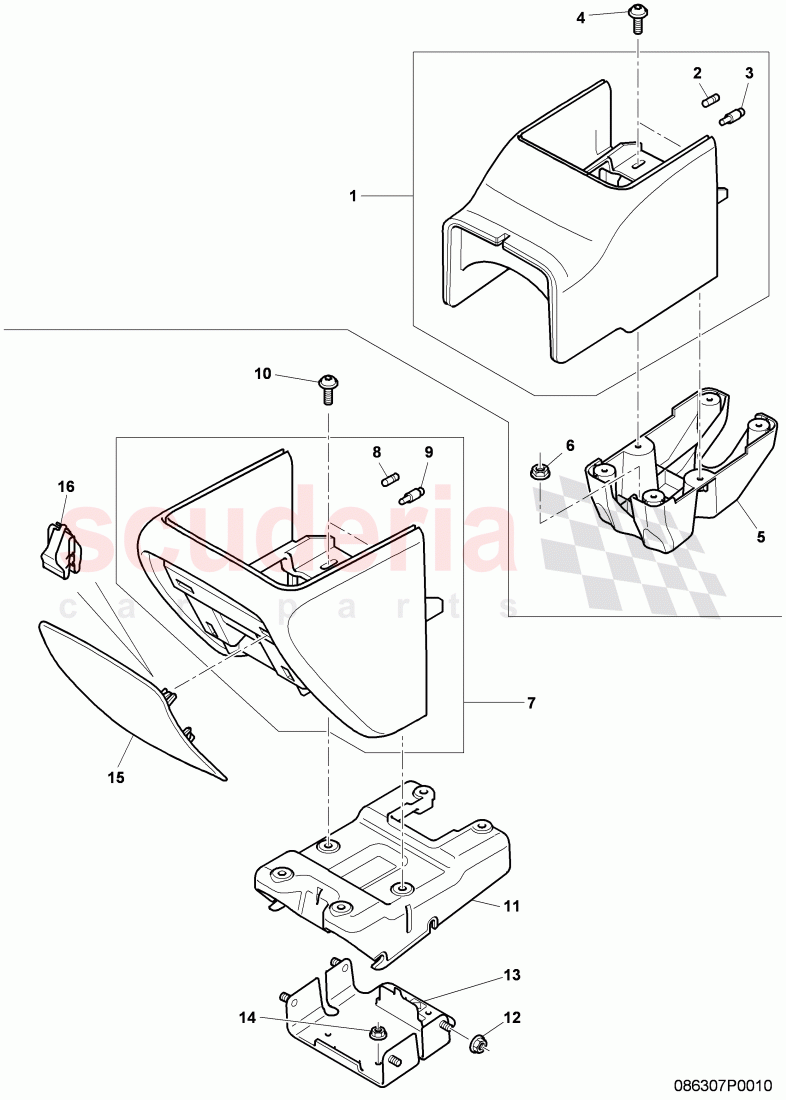 center console of Bentley Bentley Continental Supersports (2009-2011)